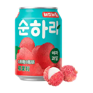 1pza bebida con jugo de lichi y coco, sin azúcar, 238ml / 870124