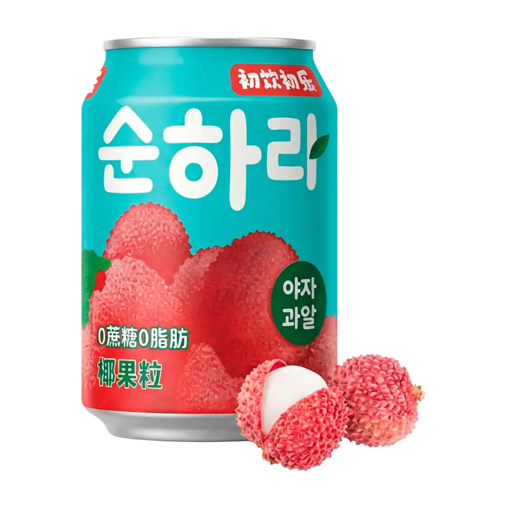 1pza bebida con jugo de lichi y coco, sin azúcar, 238ml / 870124