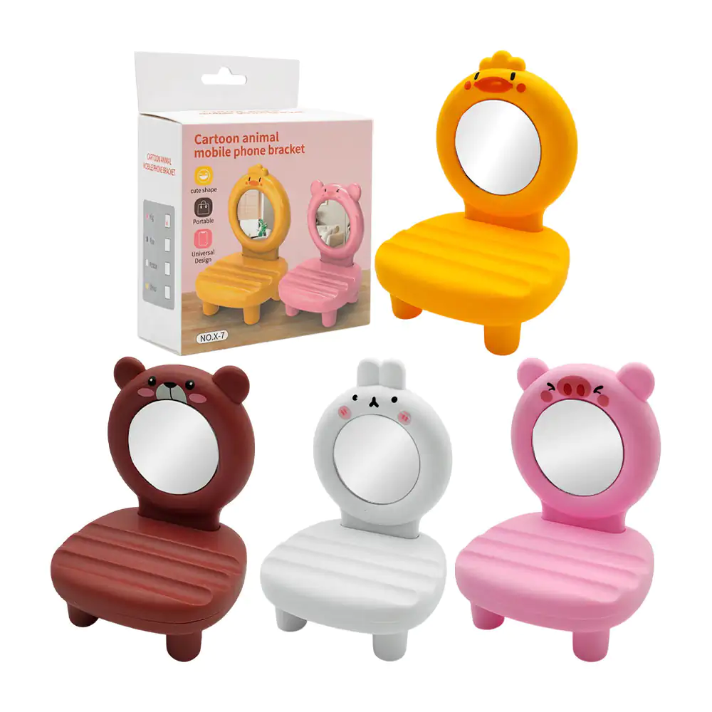 Soporte para celular en forma de tocador con diseño de animal kawaii …