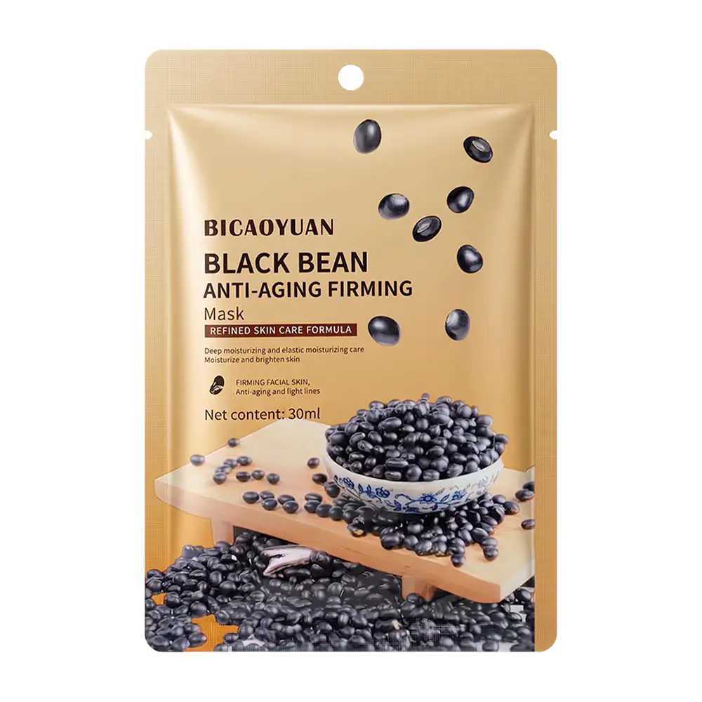 Mascarilla facial bicaoyuan con extractos de frijol negro 30ml, hidra…