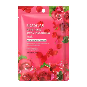 Mascarilla facial reafirmante bicaoyuan con extracto de rosas / a-013