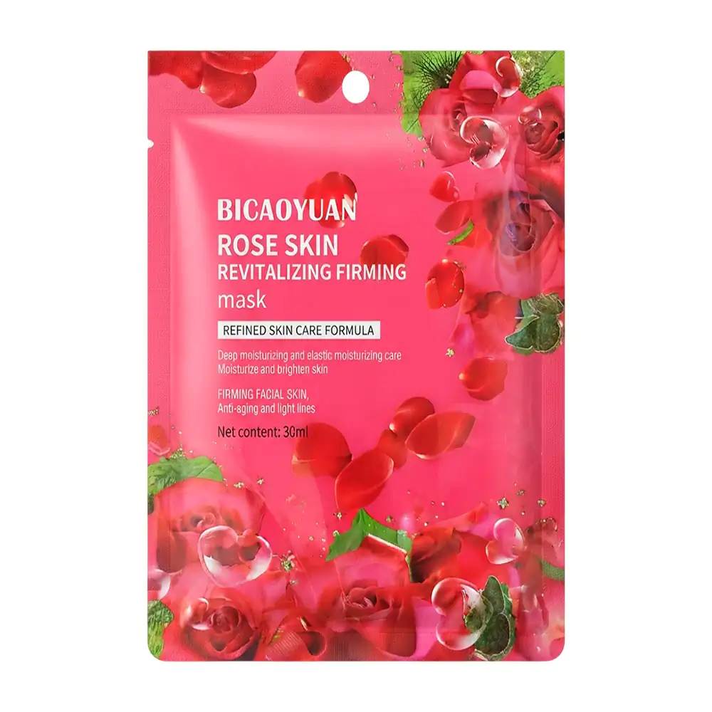Mascarilla facial reafirmante bicaoyuan con extracto de rosas / a-013