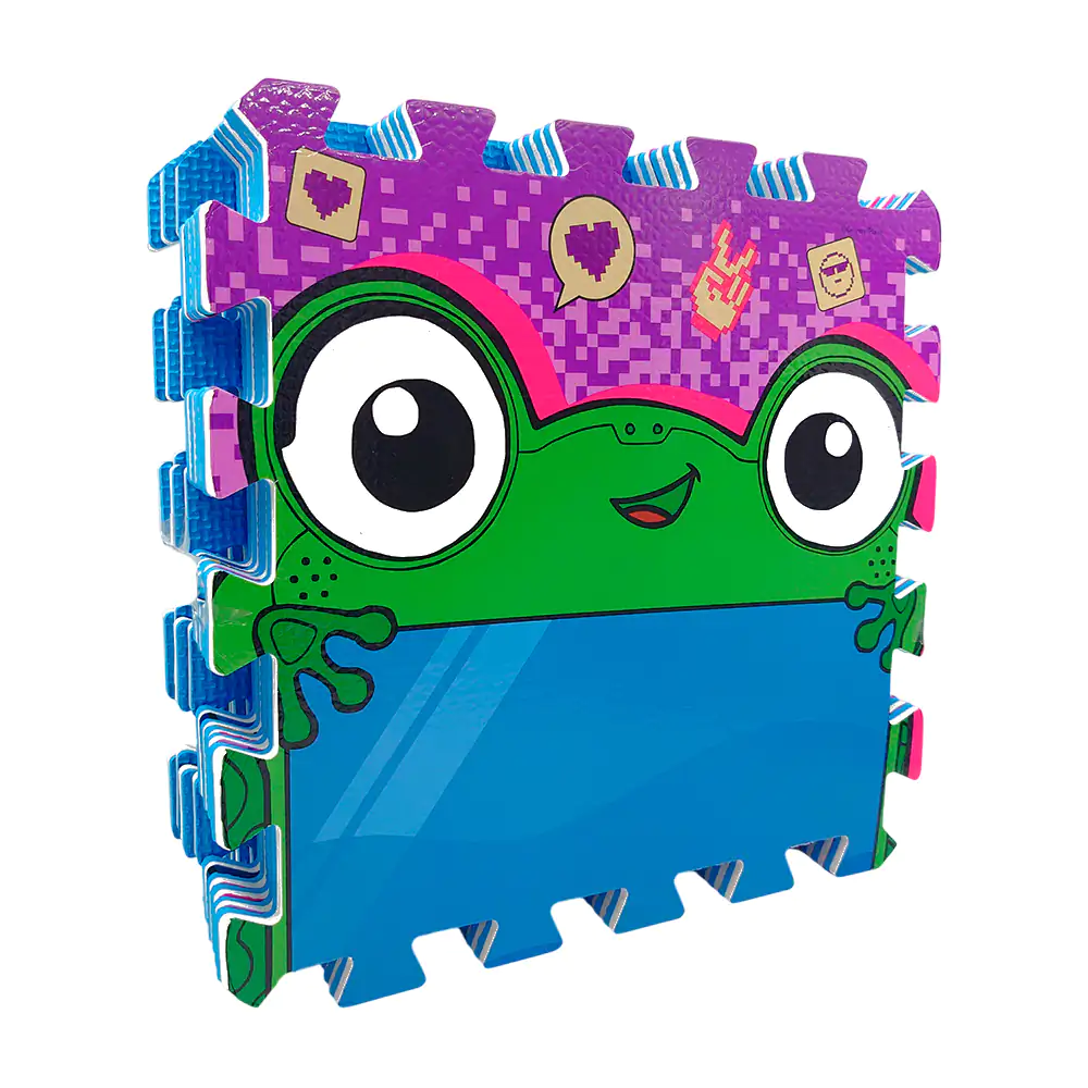 Tapete de foamy didáctico tipo rompecabezas con diseño de toy story / ata-3