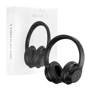 Audífonos de diadema, inalámbricos 1hora con diseño ajustable, cancel…
