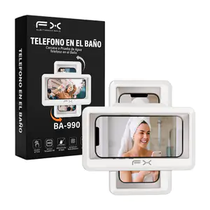 Funda - carcasa para celulares fija para el baño con protección antia…