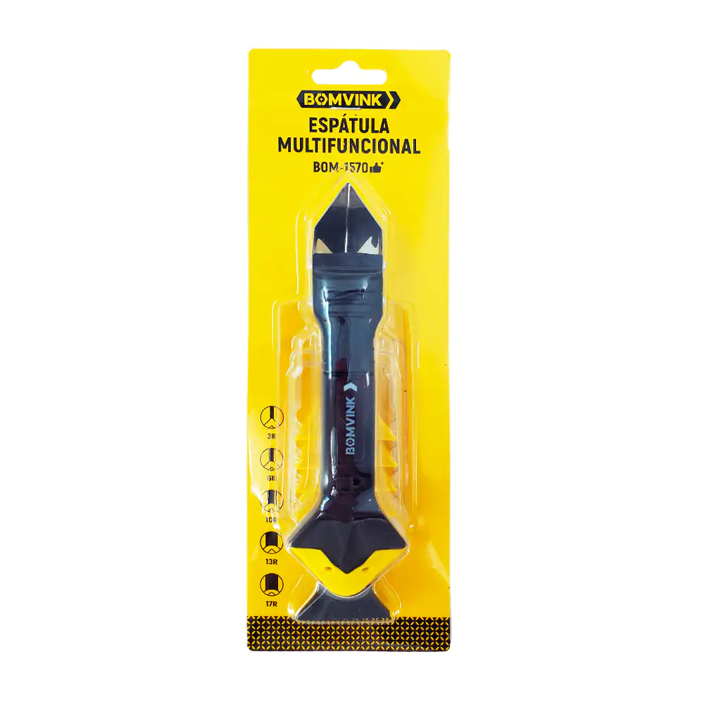 Espátula multifuncional bomvink para quitar silicona con esquinas intercambiables