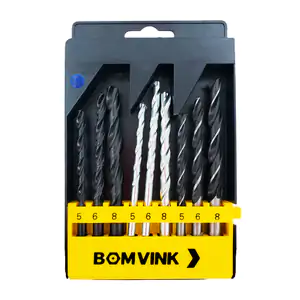 Paquete con 9 brocas metalicas bomvink multifuncionales de distinta m…