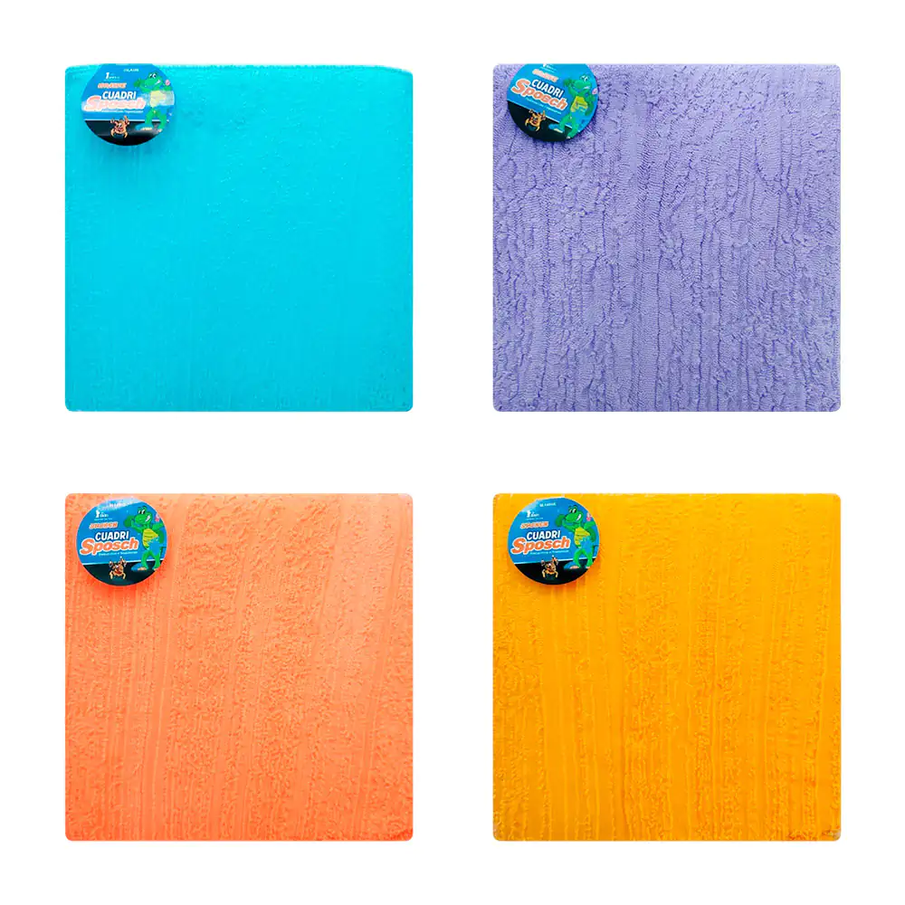 Esponja tipo estropajo acolchado konning cuadrado de 30x25cm, varieda…