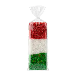 Barra grande de dulce artesanal cocada tricolor
