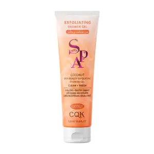 Gel exfoliante con extracto de coco para limpiar e hidratar la piel, …