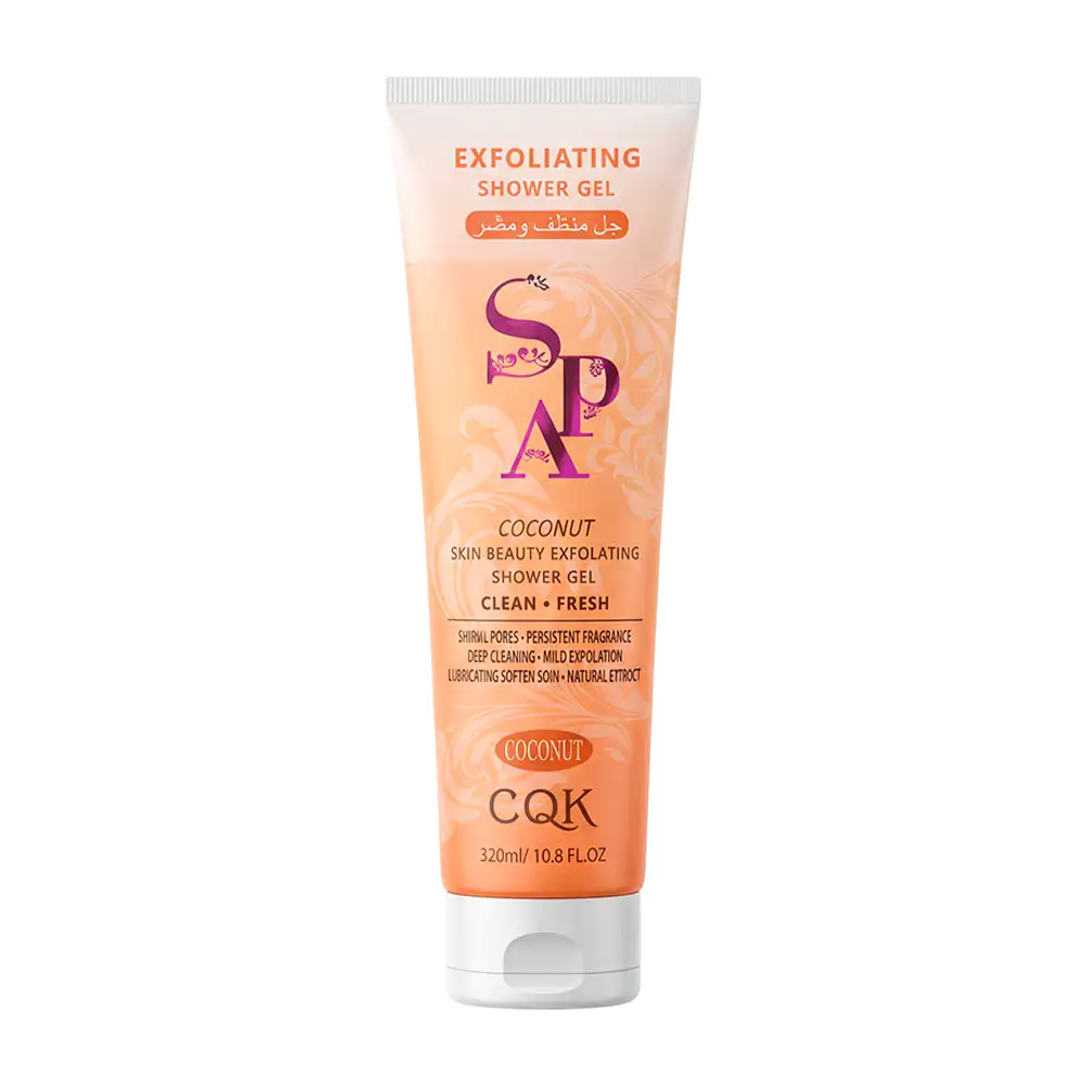 Gel exfoliante con extracto de coco para limpiar e hidratar la piel, 320ml / cqk-3534
