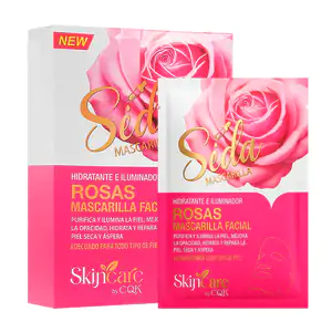 Paquete con 10 mascarillas faciales hidratantes con esencia de rosas …