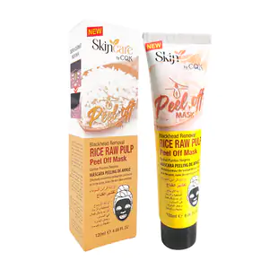 Crema- mascarilla cqk con pulpa de arroz 120ml, elimina puntos negros…