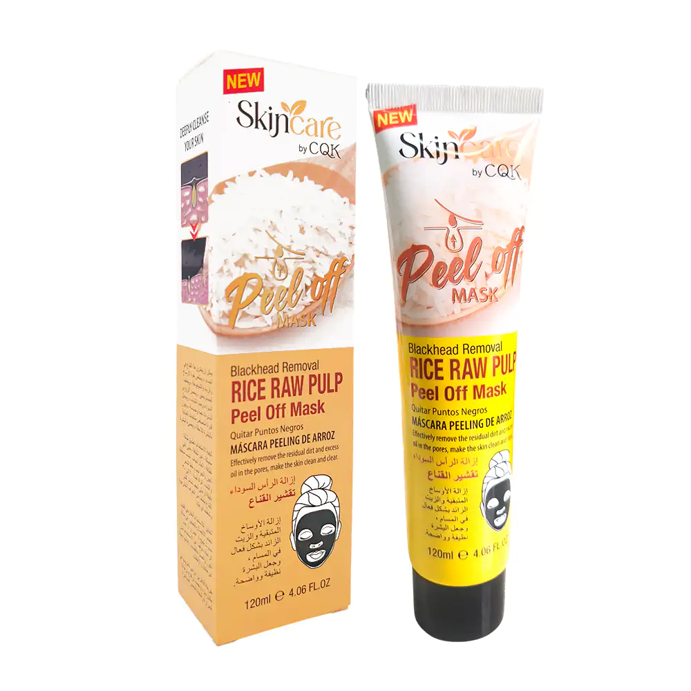 Crema- mascarilla cqk con pulpa de arroz 120ml, elimina puntos negros / cqk5958