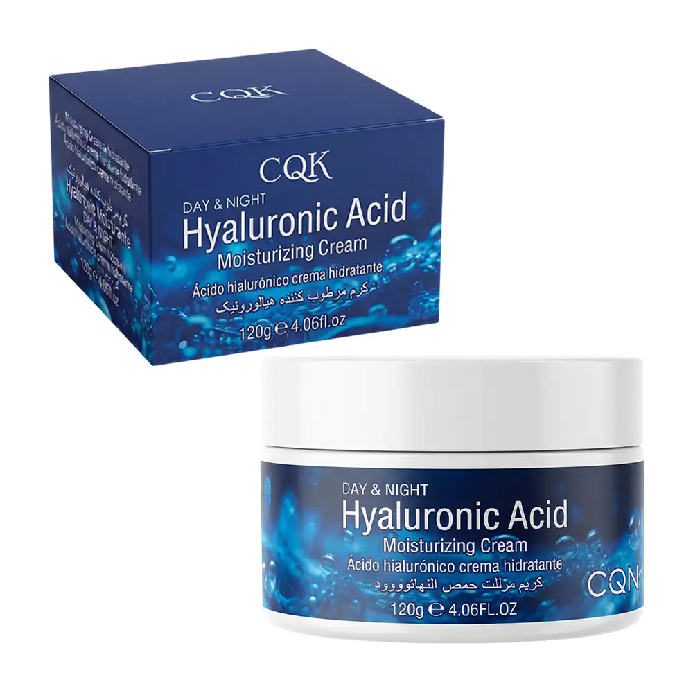 Crema facial cqk day & night con ácido hialurónico 120 g, textura ligera / cqk-6368