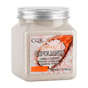 Crema exfoliante facial y corporal cqk con extracto de arroz 350ml /…