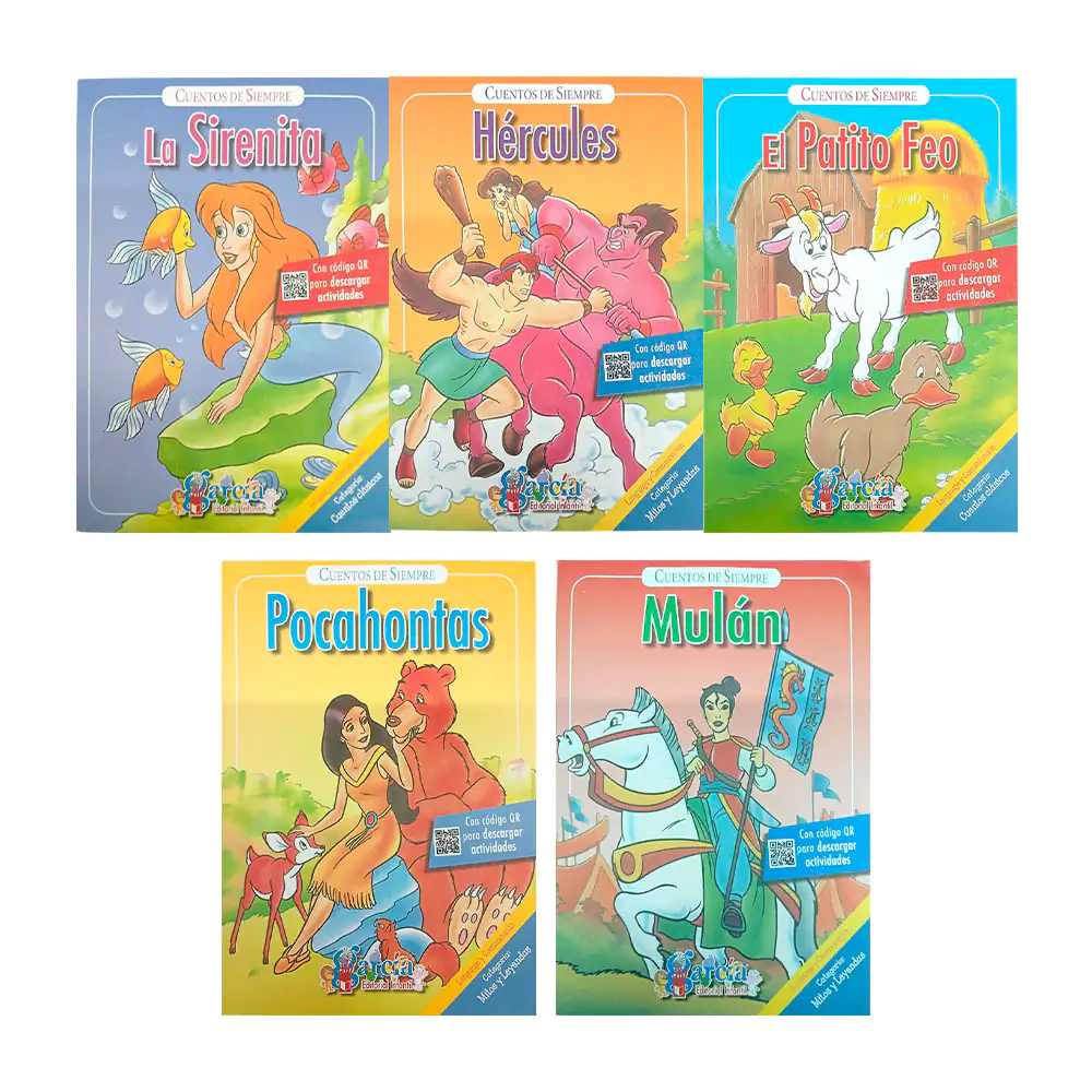 1pza Libro infantil colección cuetos de siempre, editorial garcía, variedad