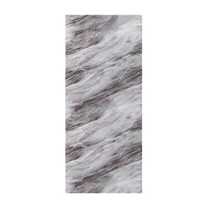 Rollo con papel tapiz de 120x290cm con estampado tipo mármol gris con…