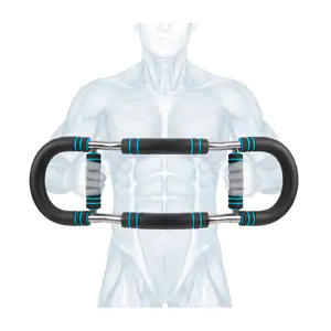 Ejercitador multifuncional para entrenar parte superior con doble aga…