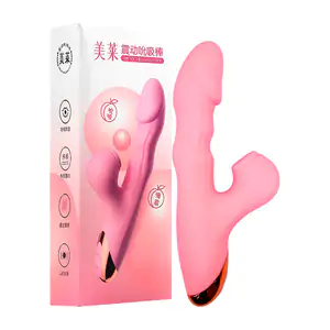 Dildo succionador 2en1 con estimulante femenino 10 velocidades altern…