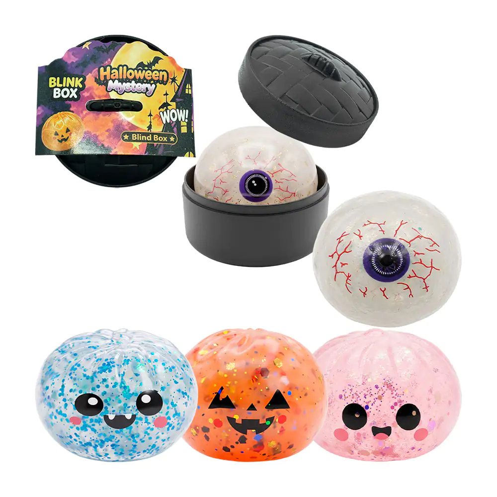 Mini squeeze dumplings misterioso, temática de halloween, estuche tipo vaporera de bambú