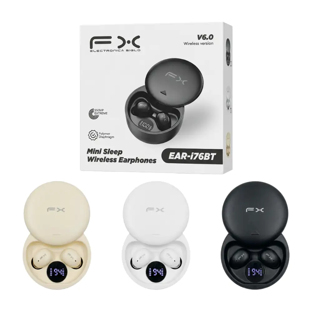 Audífonos inalámbricos fx con diseño compacto, discreto + estuche de …