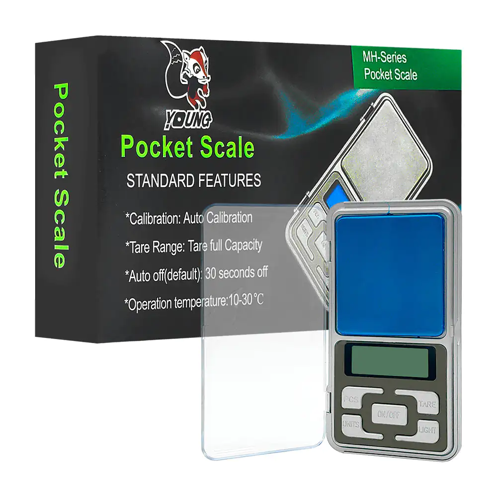 Mini bascula digital gramera young de bolsillo con capacidad máxima de 200g 