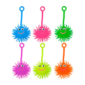 1pza Mini juguete en forma de yoyo pelota tipo ratón + luz led, 3cm