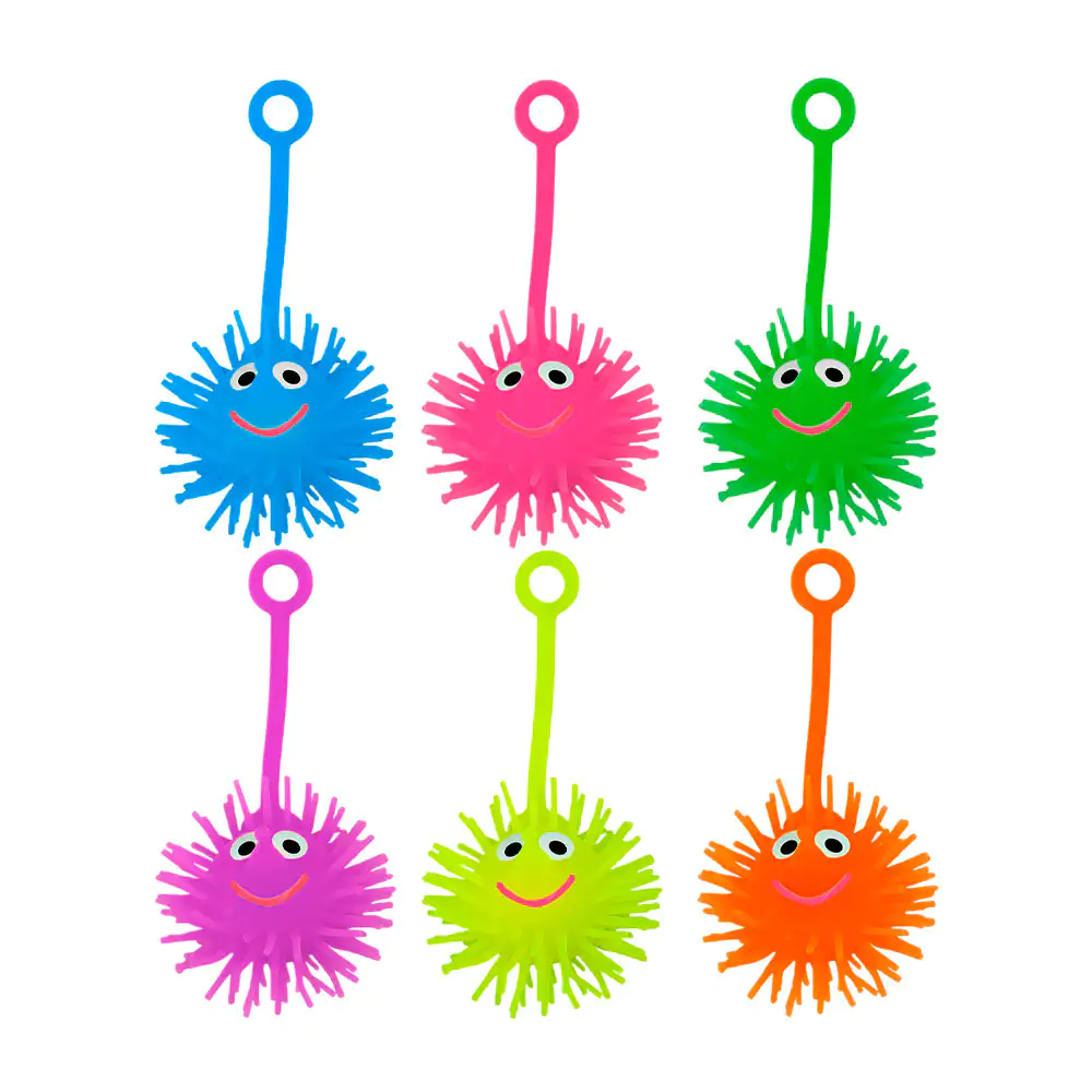 1pza Mini juguete en forma de yoyo pelota tipo ratón + luz led, 3cm