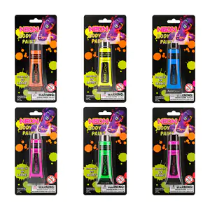 Tubo de pintura fluorescente  body paint 28g,variedad de tonos