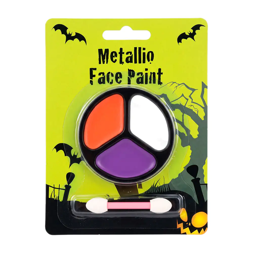 Pintura facial ideal para fiestas con aplicador/face paint