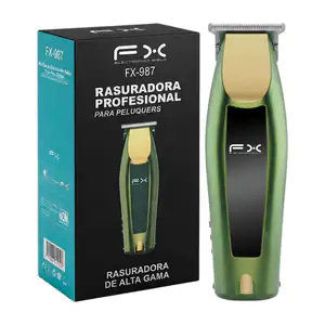 Máquina rasuradora recargable fx con 4 cabezales intercambiables, var…
