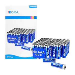 Caja con 40 pilas alcalinas AAA 1hora 7th, 1.5v / gar131