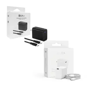 Combo cubo cargador 1hora con puerto usb-c + cable de 1m con entrada …