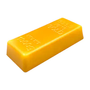 1pza Squeeze antiestrés con forma de barra de oro, 12x3cm, / goldsqui…