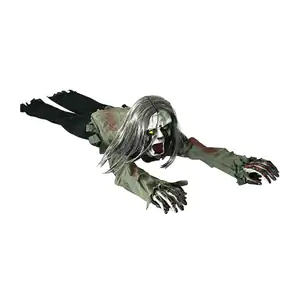 Figura decorativa 107cm con forma de zombie sangriento con luces y so…