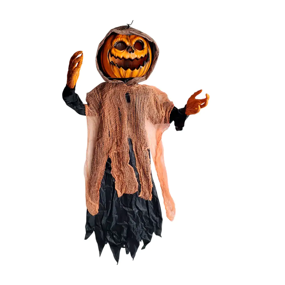 Adorno decorativo, colgante para halloween con diseño de calabaza, 100cm 