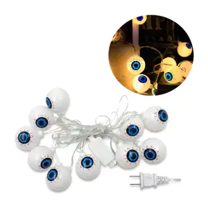 Serie guirnalda eléctrica decorativa con 10 ojos con luz led / gui-46…