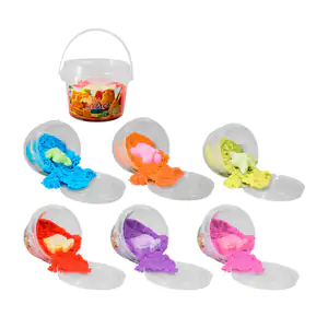 Mini bote - cubeta de arena mágica con agarradera + mini figura, 5.5c…
