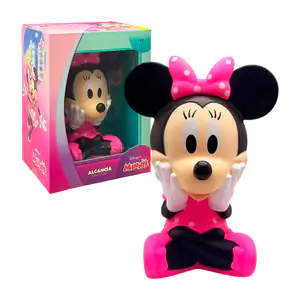 Alcancía de plástico 3d 20cm, ranura de 3x0.3cm con temática minnie …