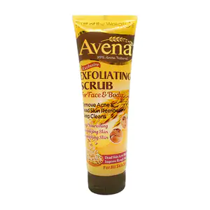 Exfoliante facial y corporal con extracto de avena para remover piel …