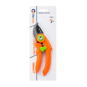 Blíster con tijera para podar de 7 in chictodo, mango de plástico con…