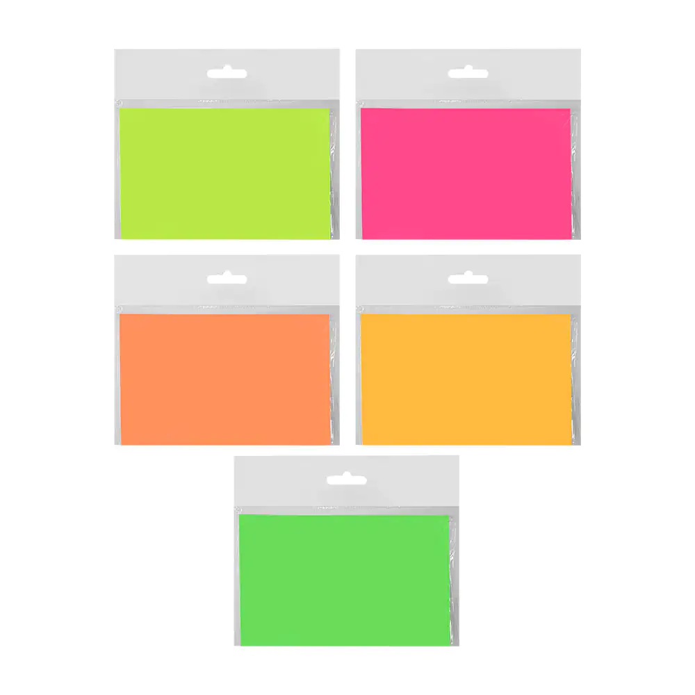Paquete con aprox 80 post it notas adhesivas rectangulares, 12.7 x 7.7cm, variedad de colores