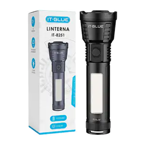 Mini lámpara de mano it blue con modos de iluminación intercambiable …