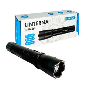 Lámpara con taser recargable y modos de iluminación intercambiable it…