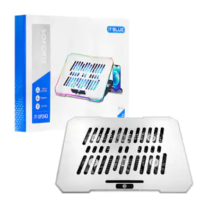 Base enfriadora para laptop y tablet, con soporte ajustable, luz led …