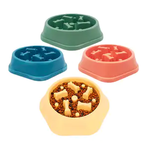 1pza Plato entrenador redondo con marco hexagonal para mascota, varie…