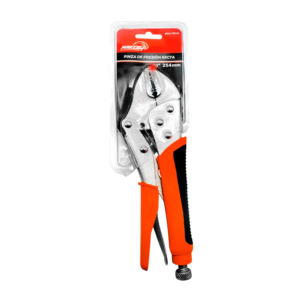 Pinzas de presión metálica, ajustable makcel tools de 10 pulgadas con agarre antideslizante 