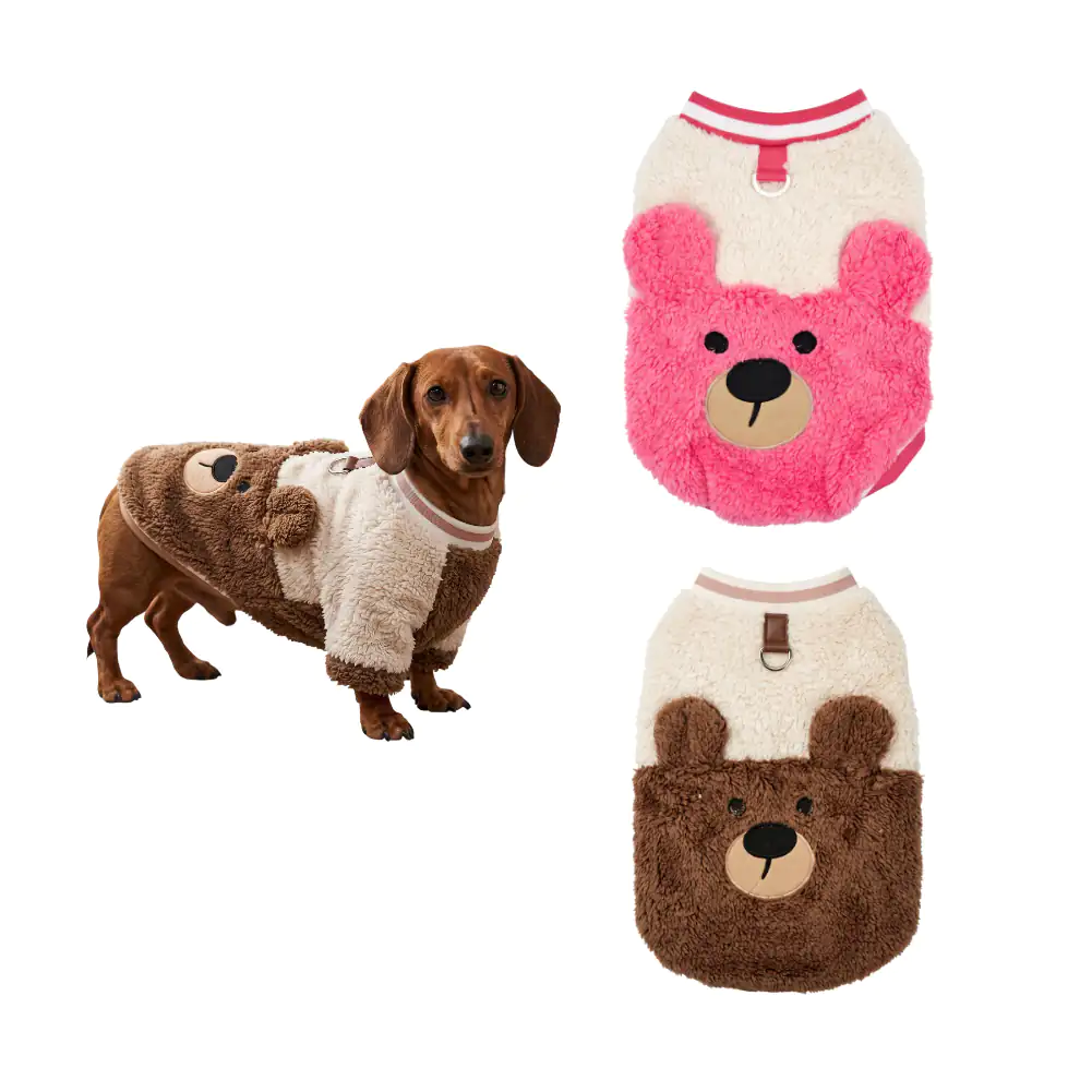 Ropa para mascotas con diseño de osito de peluche, variedad de colores y tallas / jr2942