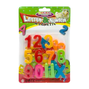 Juguete didáctico letter y number con números magnéticos y signos mat…